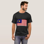 T-shirt Drapeau malaisien (Devant entier)