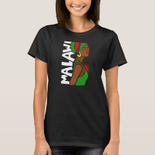 T-shirt Drapeau Malawi Malawien Drapeau Patrimoine Africai