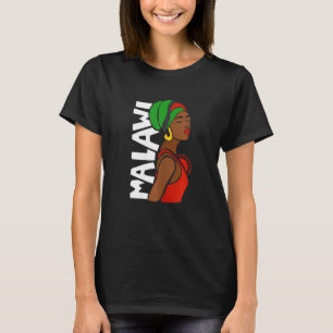 T-shirt Drapeau Malawi Malawien Drapeau Patrimoine Africai