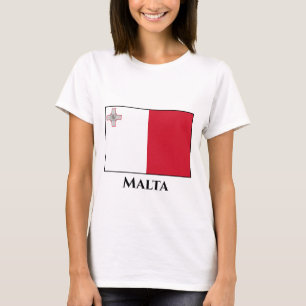T-shirt Drapeau maltais