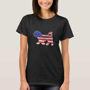 T-shirt Drapeau Maltais Américain Patriotique Maltais Chie