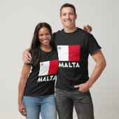 T-shirt Drapeau Malte (Unisexe)
