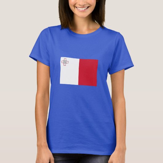 T-shirt Drapeau Malte (Devant)