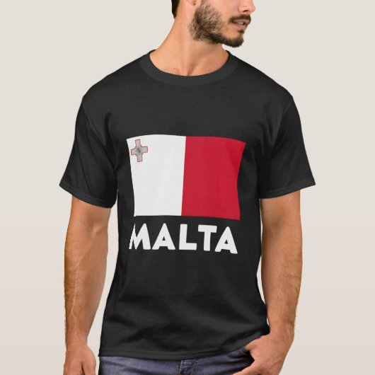 T-shirt Drapeau Malte (Devant)