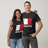 T-shirt Drapeau Malte (Unisexe)