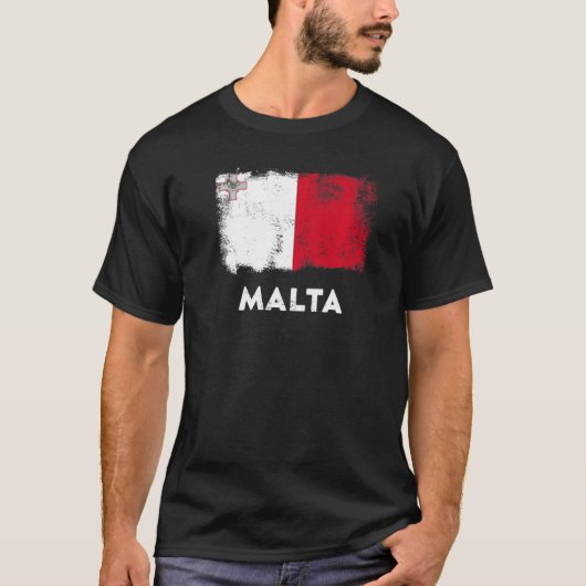 T-shirt Drapeau Malte (Devant)