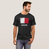 T-shirt Drapeau Malte (Devant entier)