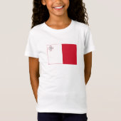 T-Shirt Drapeau Malte (Devant)