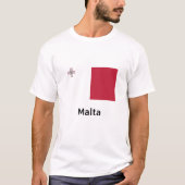T-shirt Drapeau Malte (Devant)