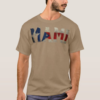T-shirt Drapeau Mami Porto-Ricain en détresse Rico Hispani