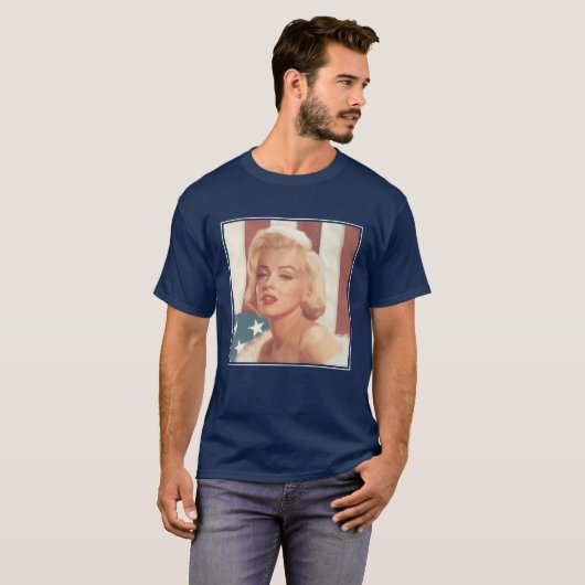 T-shirt Drapeau Marilyn (Devant entier)
