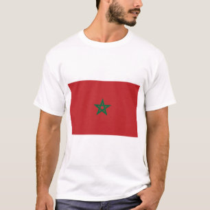 T-shirt Drapeau Maroc