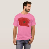 T-shirt Drapeau Maroc (Devant entier)