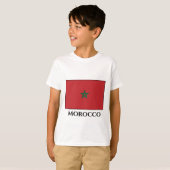 T-shirt Drapeau Maroc (Devant entier)