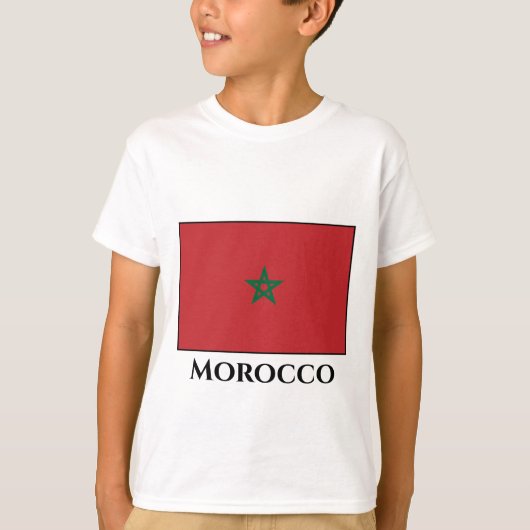 T-shirt Drapeau Maroc (Devant)