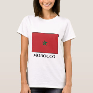 T-shirt Drapeau Maroc