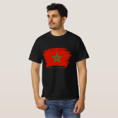 T-shirt drapeau marocain (Devant entier)