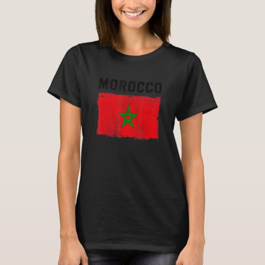 T-shirt Drapeau marocain (Devant)
