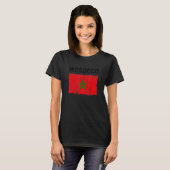 T-shirt Drapeau marocain (Devant entier)