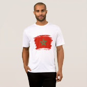 T-shirt drapeau marocain (Devant entier)