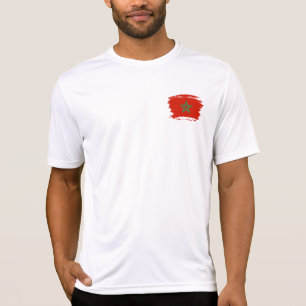T-shirt drapeau marocain