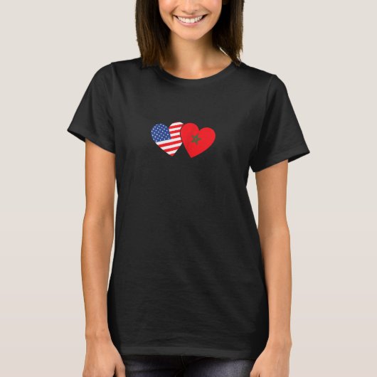 T-shirt Drapeau marocain soc marocain (Devant)