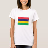 T-shirt Drapeau Maurice (Devant)