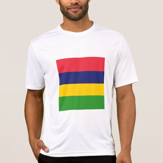 T-shirt Drapeau mauricien (Devant)