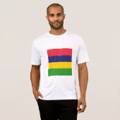 T-shirt Drapeau mauricien (Devant entier)