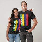 T-shirt Drapeau mauricien Maurice (Unisexe)