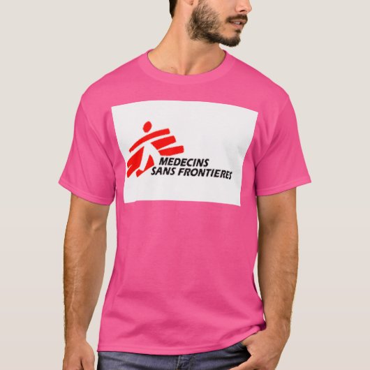 T-shirt Drapeau Médecins Sans Frontières (Devant)