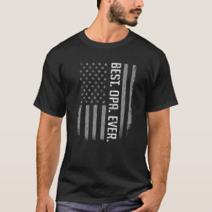 T-shirt Drapeau Meilleur Opa Un Père Américain Pour Les Pè
