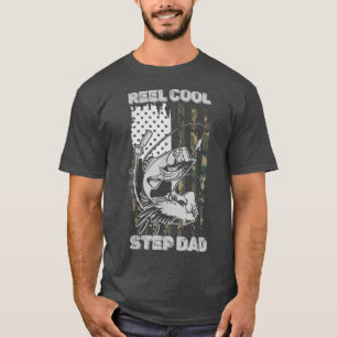 T-shirt Drapeau Mens Camo Imprimer Reel Cool Étape Papa Dr