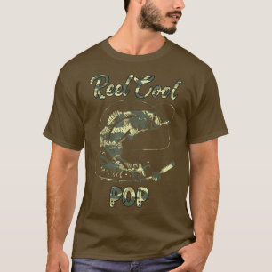 T-shirt Drapeau Mens Camo Reel Cool Pepe Drôle Fête des pè