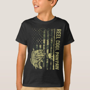 T-shirt Drapeau Mens Reel Cool Pawpaw Camouflage américain