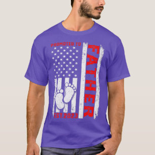 T-shirt Drapeau Mens USA Promu Au Père Est 2023 Hommes Fam