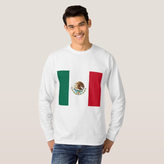 T-shirt Drapeau mexicain (Devant entier)