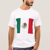 T-shirt Drapeau mexicain (Devant)