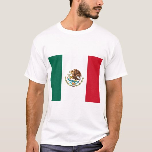 T-shirt Drapeau mexicain (Devant)