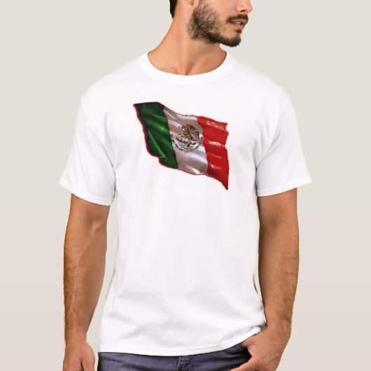 T-shirt drapeau mexicain (Devant)