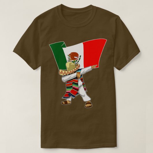 T-shirt Drapeau mexicain (Design devant)