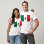 T-shirt Drapeau mexicain (Unisexe)