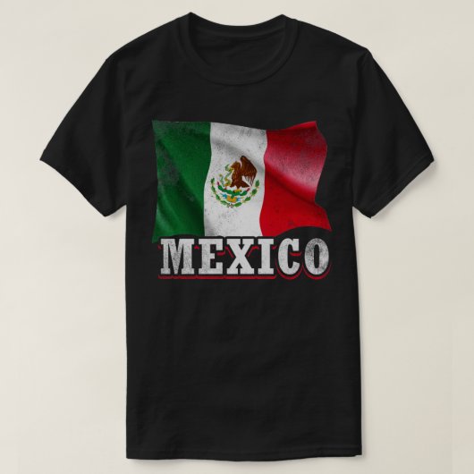 T-shirt Drapeau mexicain (Design devant)