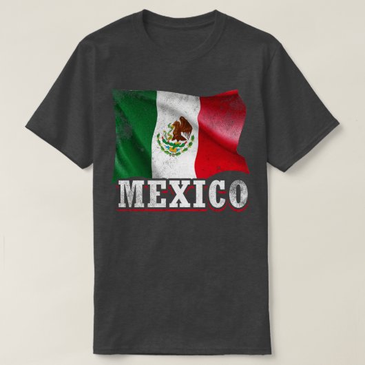 T-shirt Drapeau mexicain (Design devant)