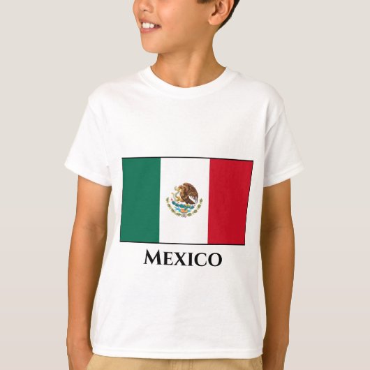 T-shirt Drapeau mexicain (Devant)