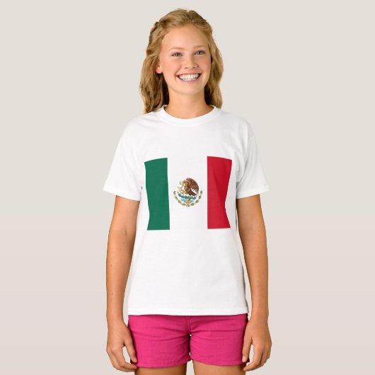 T-shirt Drapeau mexicain (Devant entier)