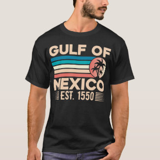 T-shirt Drapeau mexicain 1550 du golfe du Mexique Est