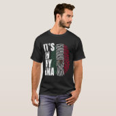 T-shirt Drapeau mexicain dans mon Adn Mexique (Devant entier)