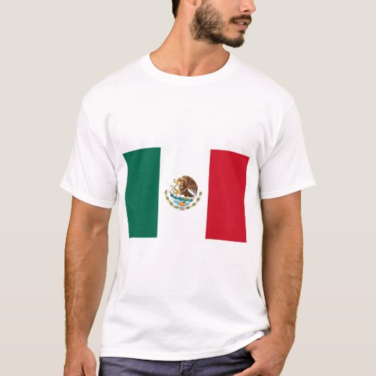 T-shirt Drapeau mexicain de Bandera de México (Devant)