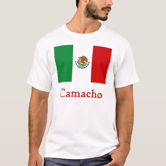 T-shirt Drapeau mexicain de Camacho (Devant)